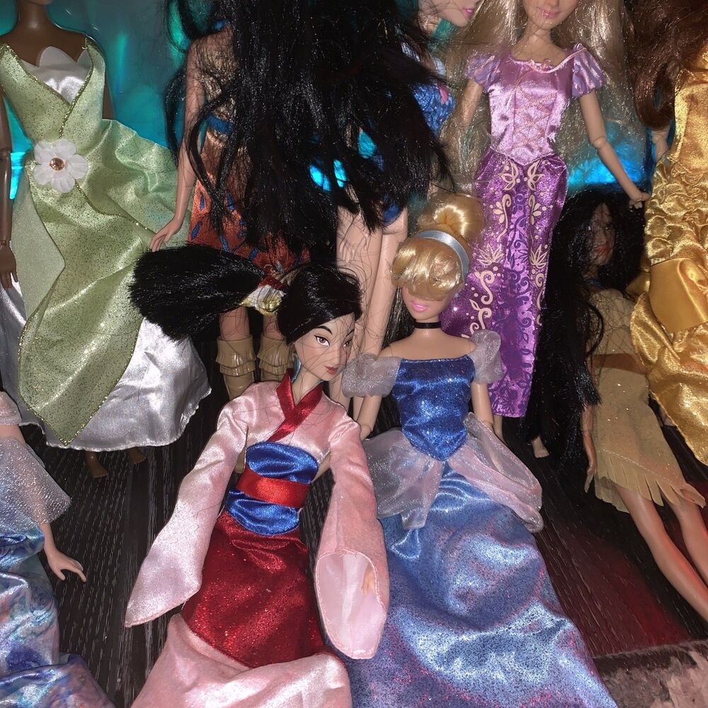 Disney Princess Dolls Lot of 13  Mattel - Picture 2 of 9